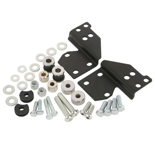 ??Damyprd Front Luggage Rack Hardware Kit for Ha rley David Son Touring 1997-2008 - Durable Alloy Docking Mounts with Bolt-On Design, OEM 53803-06 Replacement??