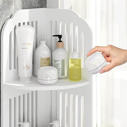 Artlinklot Corner Shelves Bathroom Corner Shelf Organizer 2 Tier Small Spaces Storage For Kitchen Countertop Bedroom Living Room Home Office Desktop Waterproof White #TOP4