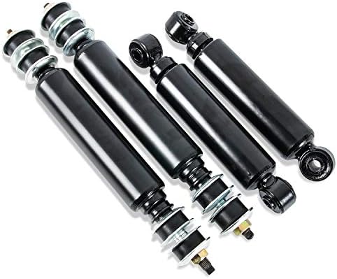 Replace 1014236 1014235 Golf Cart Front and Rear Shocks Absorbers Compatible with Club Car DS 1981-2011 Electric Gas G&E 2004-Up Precedent