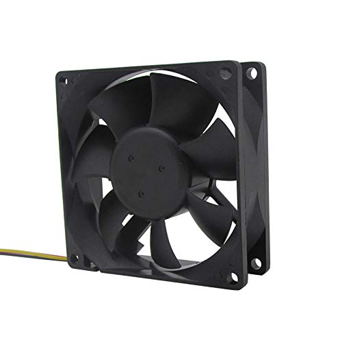Mokassy Ventilador de RefrigeracióN de 24V 80Mm 8Cm 80X80X25Mm 8025 PC Ventilador de Caja de Ordenador DIY Router GPU CPU Ventilador de RefrigeracióN