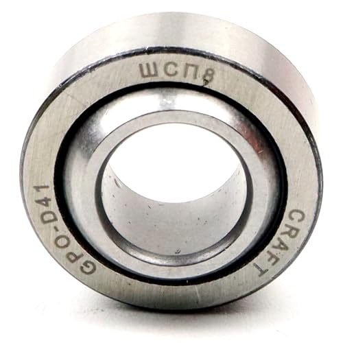 Parts and Parts Roulement à rotule SSP8 8 x 17 x 8 mm, DIN ISO 12240-1, roulement de mouvement très résistant et multidirectionnel, roulement à billes de qualité industrielle