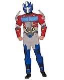 Spirit Halloween Transformers Adult Optimus Prime Muscle Suit Costume | Officially Licensed | Autobots Costume - Medium