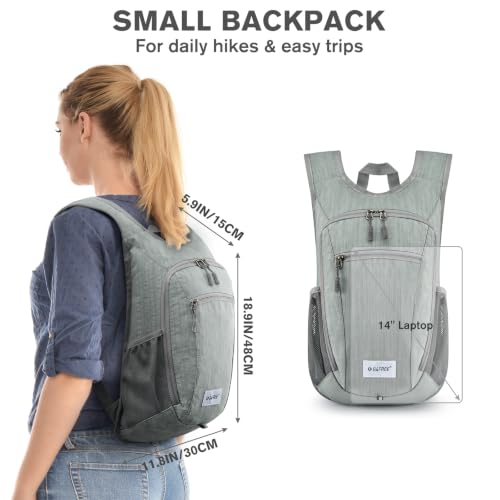 Image of G4Free 10L /15L Hiking Backpack Lightweight Packable Hiking Daypack Small Travel Outdoor Foldable Shoulder Bag