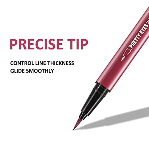 Boobeen Liquid Eyeliner Pen, Matte Eye Liner With Precision Tip, Long Lasting Eyeliner Pencil For Bold Eye Makeup, Glides On Smoothly #TOP1