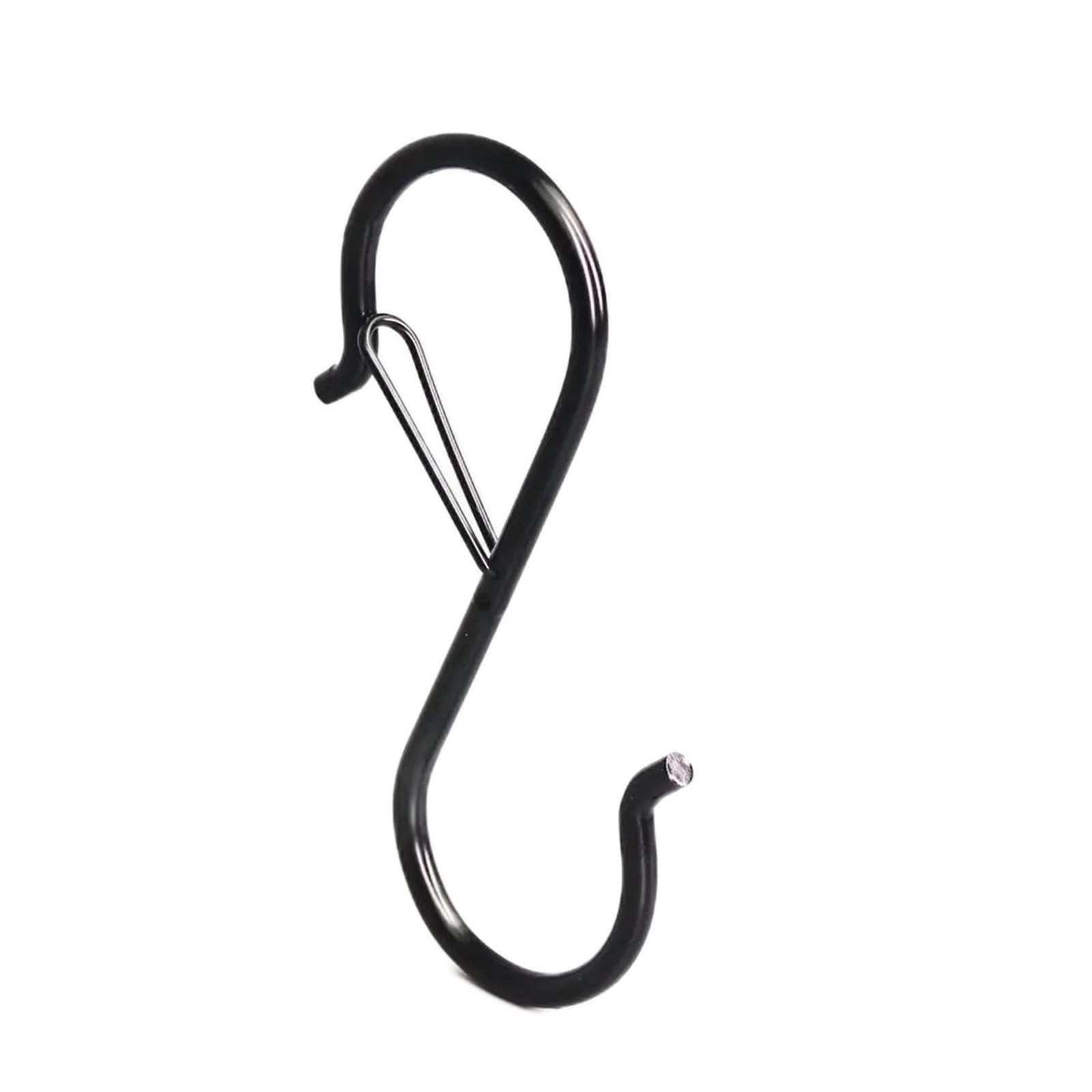 Saaygdfg 10Pcs Stainless Steel S-Hooks, Heavy Duty Hangers for Kitchen Pot Rack & Closet Organization(Silver)
