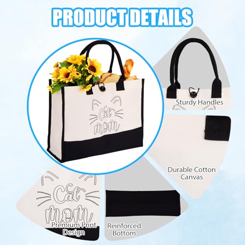 Mom Tote Bag Practical for Mother Cat Mom Gifts for Women Tote Bag miniatura 6