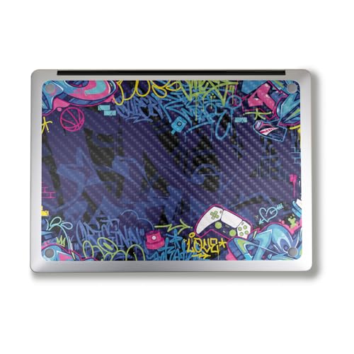 Image of Carbon Fiber Laptop Skin Compatible with Alienware M18 R2 (2024) - Gamer Tag - Premium 3M Vinyl Protective Wrap Decal Cover - Easy to Apply | Crafted in The USA by MightySkins