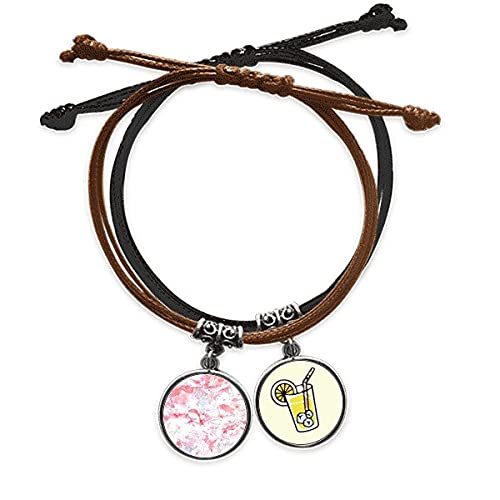 Bracelet cuir marbre frais et chaine main haute qualite