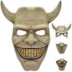 KamdFoen Black Phone Horror Movie Mask The Grabber Mask Halloween Cosplay for Men Women Grey