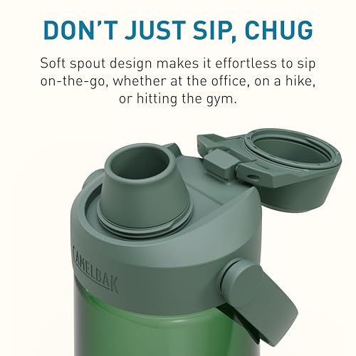 Image of CamelBak Thrive Chug Water Bottle 25oz, Forest Green