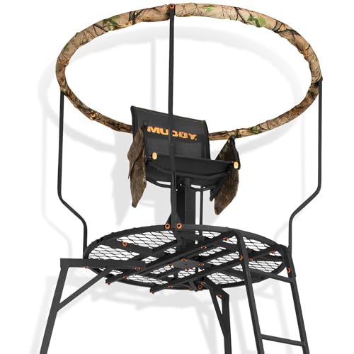 Image of Muddy 1-Person Liberty Steel Tripod Hunting Stand, 16 ft Tall,