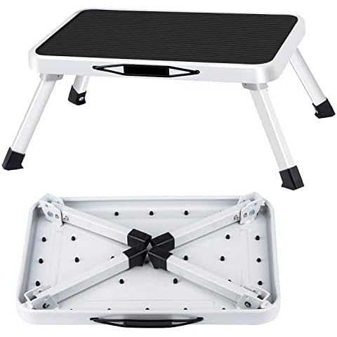 YORKSHIRE HOMEWARE Folding Metal Step Stool Cover