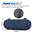 BDZMC 2PCS Car Seat Armrest Covers, Soft & Comfortable Office Chair Arm Pad, Anti-Scratch Car Armrest Cushion, Universal Car Armrest Pillow Protector Cover for Most Cars (Navy)