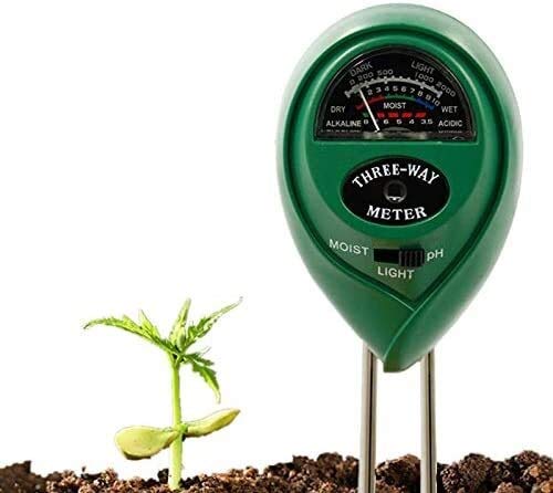LEELLY Pflanzenwasserzähler Feuchtigkeitsmesser 3 In1 PH-Tester Bodenwasser Feuchtigkeitslichttester Kit Für Gartenpflanzen Blume Cover