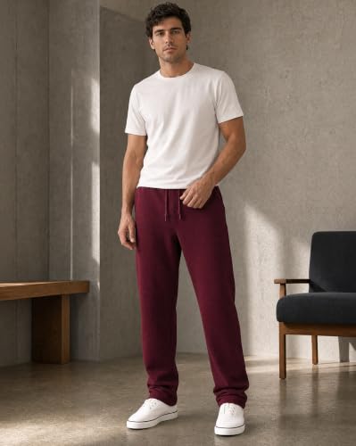 Image of Nobero Joggers for Men | Solid Trackpants for Men | Regular Fit | Elasticated Waist with Drawcord | Soft & Breathable Fabric | Casual Everyday Wear
