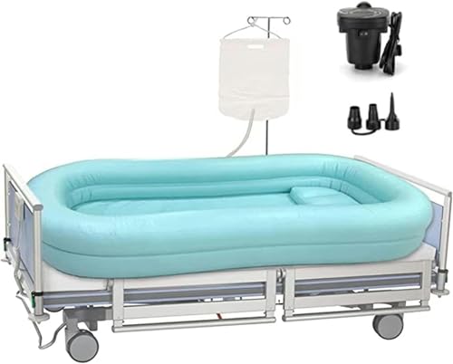 Baignoire gonflable médicale pour personne âgée avec pompe et sac à eau