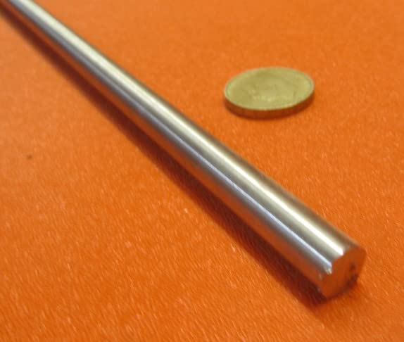 303 Stainless Steel Round Rod .375" Diameter x 6 Foot Length 1 Piece