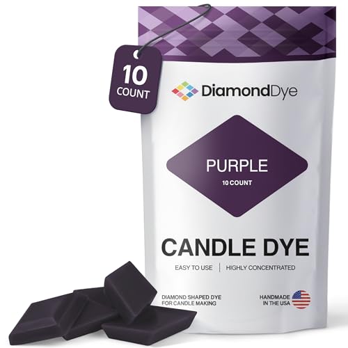 Purple Candle Dye - Made in The USA - Safe and Easy to Use - Premium Candle Making Supplies - Perfect for DIY Candle Making Kits - Designed for Candle Wax - 10...