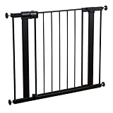 Safety 1st Easy Install Walk Thru Baby Gate for Doorways, Gate With Door, Dog Gates, Fits 29'-38', Easy Install 28' Tall, Black
