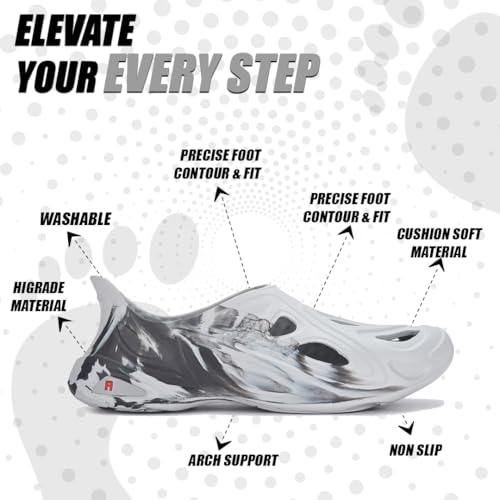 Image of leecook Men's Lightweight Ventilated Clogs, EVA Slip-On Sandals, Waterproof Comfort Footwear, Outdoor Use