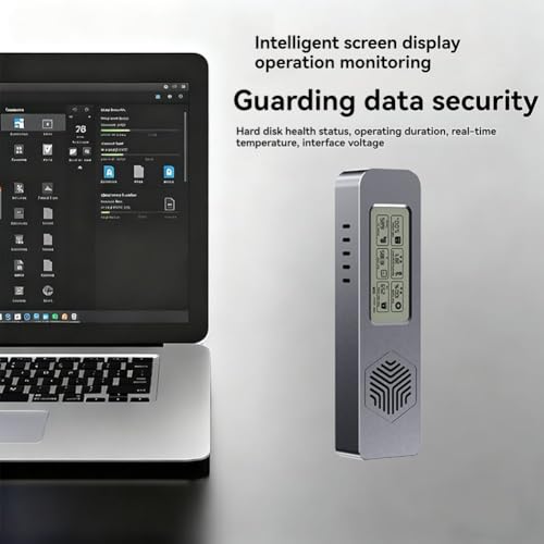 Case para disco M.2 NVME SSD con detección de salud digital miniatura 2