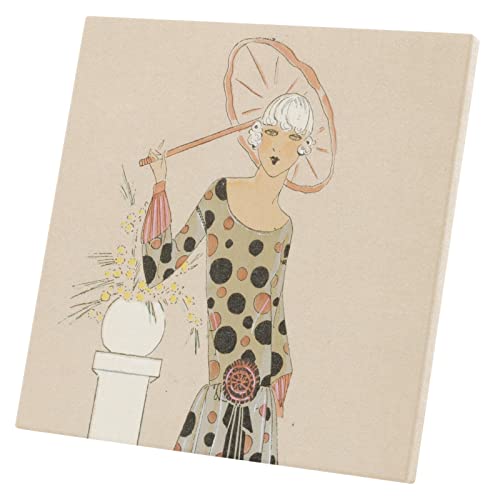 Tableau Décoratif Art Déco Parapluie Elegant - Poster Toile 60 cm