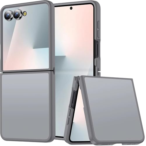 Aunote Galaxy Z Flip7 �P�[�X �}�b�g������ �ČRMIL�K�i �ϏՌ� �ϋv�� ���C�����X�[�d ���΂݂Ȃ� �w��h�~ �y�� �X�}�z�P�[�X Galaxyzflip7 �P�[�X �J�o�[ �O���[