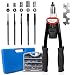 Produktbild CCLIFE Nietenzange Set Nietmutternzange Gewinde Nietzange mit 650 Nietmuttern M3 M4 M5 M6 M8 M10 M12
