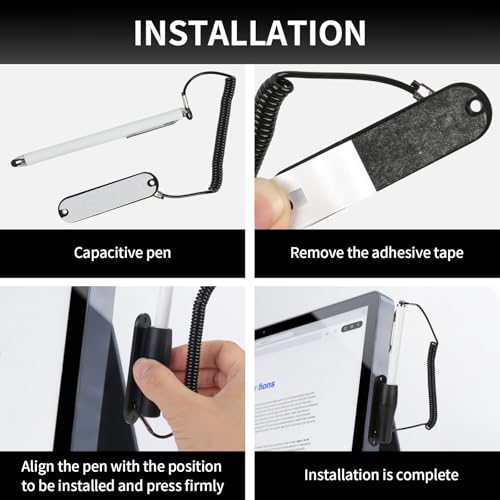 Stylet pour écran tactile capacitif universel avec support pour téléphone et GPS - 6