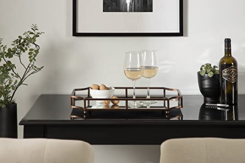 Kate And Laurel 221638 Ciel Modern Scalloped Tray thumb #1