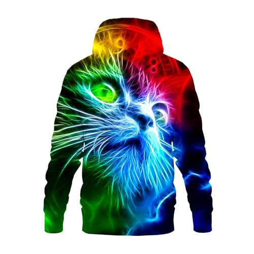 Sweat à capuche contre les soirées fraîches pull homme coton doux graphique - 3