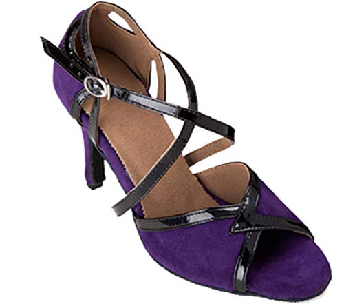 Chaussures de danse salsa et tango pour femme avec talon personnalisable et sangle de corps