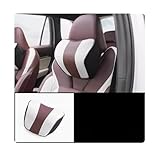 Kompatibel mit Geely Monjaro Xingyue L 2022 2023, Auto-Kopfstütze, Lendenkissen, Original-Nackenkissen, Innendekorationszubehör(5 Wire WHITE Left)