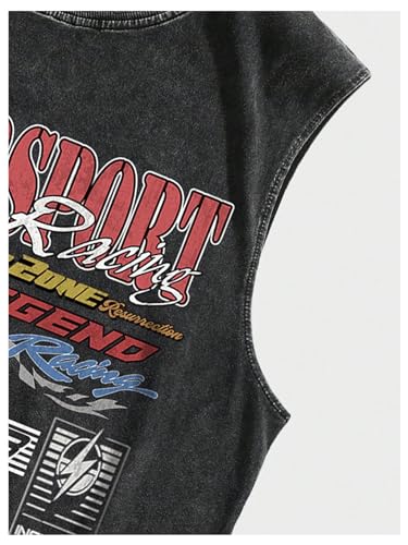 SOLY HUX Men's Vintage Graphic Tank Tops Summer Beach Sleeveless Tanks Vest Streetwear Shirts Black Graphic4