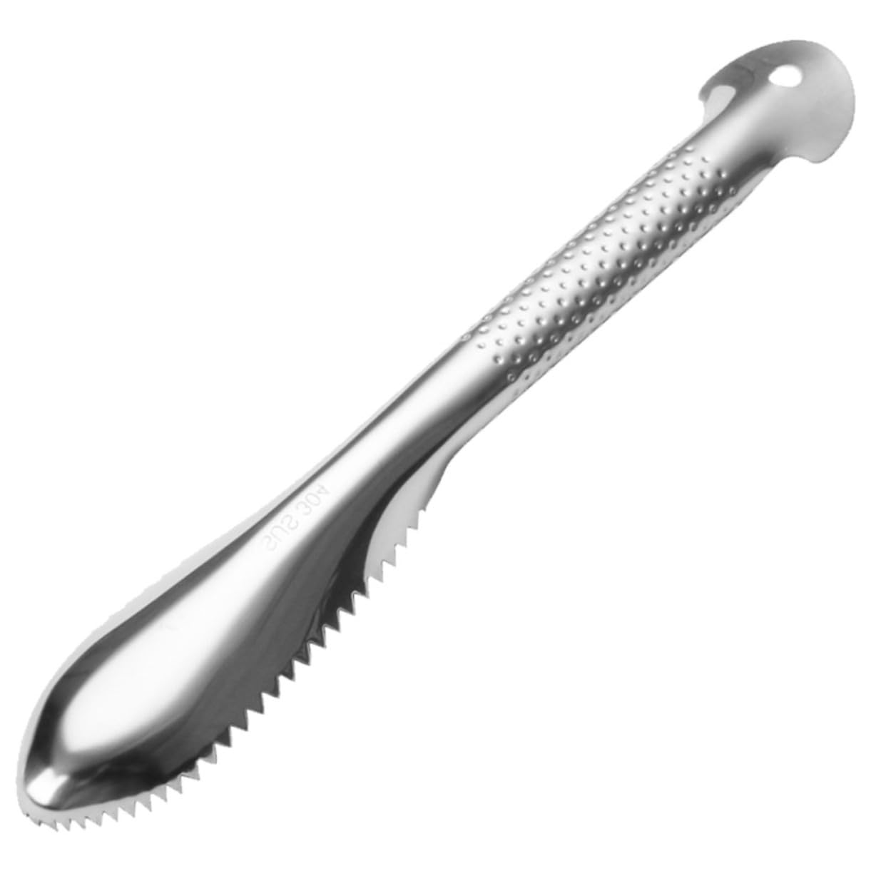 IMIKEYA 4pezzi Raschiatore per Squame di Pesce Acciaio Inox Strumento Multifunzionale per La Pulizia del Pesce per Ristoranti e Uso Domestico con Manico Ergonomico e Lame Affilate per