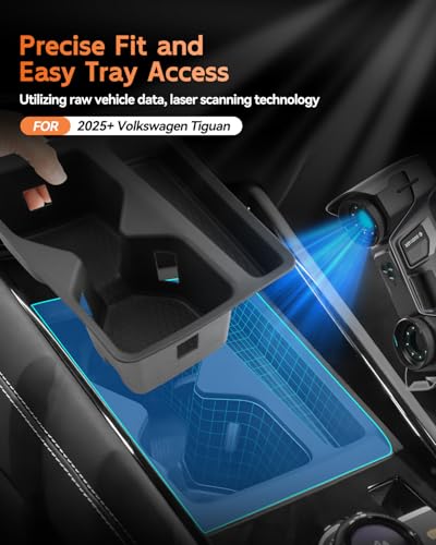 Portavasos insertable para Volkswagen Tiguan 2025-2026 miniatura 2
