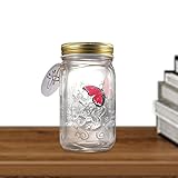 ➬[Ampiamente usato] Ideale come decorazione per la casa o la tavola, Butterfly Jar può essere utilizzato come materiale per l'educazione della prima infanzia, adatto a casa, scuola materna, asilo nido.