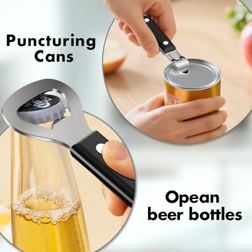 3-Piece Stainless Steel Opener Set for Cans, Bottles & Wine - $6.97