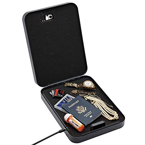 Jolitac Portable Safe Box Combo Lock Security Case, Quick Access Gun Safe Solid Steel Pistol Safe Handgun Safe For Car, Home, Travel #TOP2