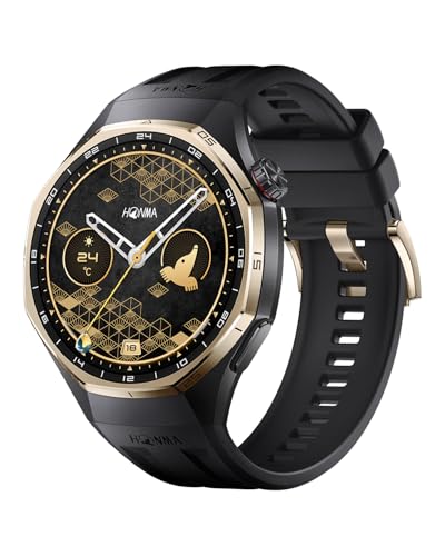 HONMA x HUAWEI WATCH GT 6 Pro スマートウォッチ 本間ゴルフコラボモデル プロレベルゴルフ機能 1.47インチ大画面 最長21日間バッテリー スポーツモード100種類以上 GPS搭載 心電図分析 健康モニタリング iOS & A