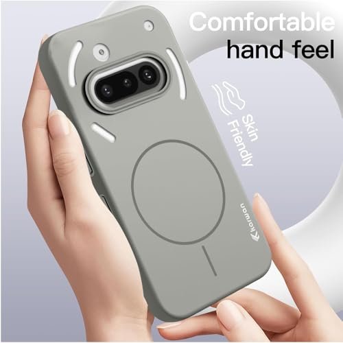 Image of KARWAN️Magnetic Ultra Slim-Fit Back Case Cover for Nothing 3A |Hard PC Case Cover| Ultra-Thin & Light Weight with [Ultra Premium Feel] Case for Nothing 3A(6.7 inch)(Grey)