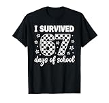 I Survived 67 Days of School Students Teachers 100th Days T-Shirt