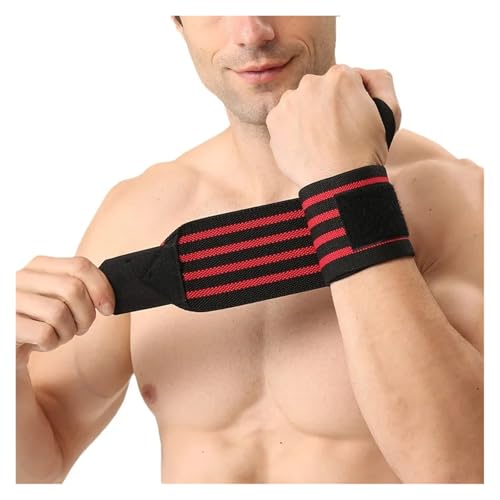 Muñequeras extra fuertes con vendaje elástico ajustable para entrenamientos 4