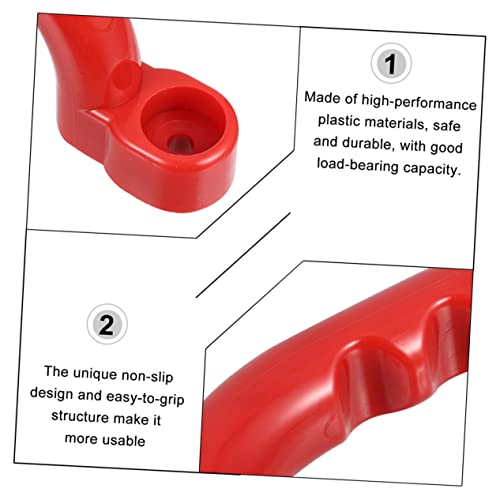 Toyvian 2 Conjuntos De Segurança Antiderrapante Alça De Metal Acessórios De Teatro Selva Alças De Se