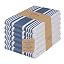 001 Indigo Blue/White