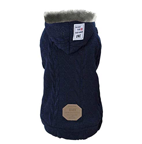 Dog sweater dog hoodie rdc pet clothes dog woolen sweater with ca…