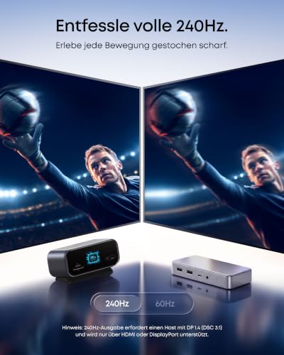 Anker Nano 10-in-1 USB-C Hub mit Smart Display & Dual Monitor Docking – Ansicht 3
