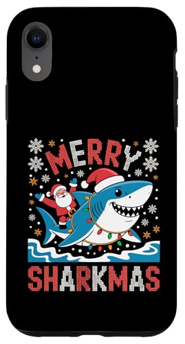 Merry Sharkmas AO[Z[^[ T^ CfBO V[N Cgt X}zP[X iPhone XR p