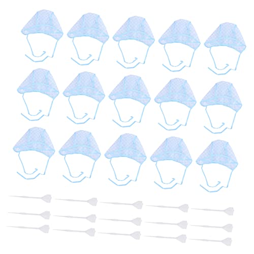 TOVINANNA 15juegos Gorro Para Mechas Peluquería Con Kit Tinte Cabello Diy Resalta Color Fácil Uso Profesional y Hogar