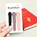 SMUK 3pcs Automatic Bookmark, Silicone Book Marks for Reading Women, Men, Kids, Book Lovers, Cute Unique Book Markers for Reading, Reading Accessories Gifts for Book Lovers